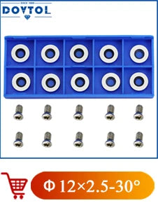 500PCS M5x10 Screws For Woodworking Replacement Carbide Inserts 14x14x2.0 Or 15x15x2.5