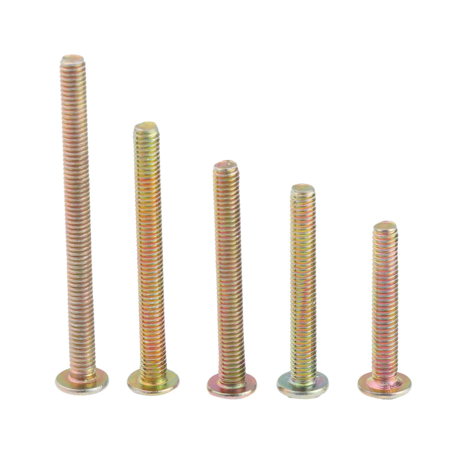 DRELD 10Pcs M4 Screws Handle Screws Furniture Fastener Bolt Hardware M4 * 25mm/30mm/35mm/40mm/45mm Length