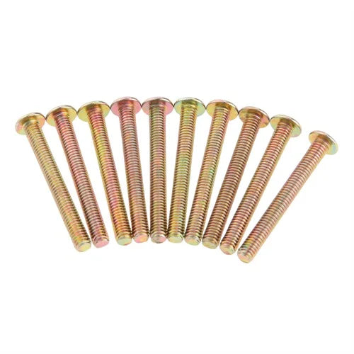 DRELD 10Pcs M4 Screws Handle Screws Furniture Fastener Bolt Hardware M4 * 25mm/30mm/35mm/40mm/45mm Length