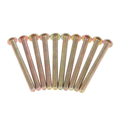 DRELD 10Pcs M4 Screws Handle Screws Furniture Fastener Bolt Hardware M4 * 25mm/30mm/35mm/40mm/45mm Length
