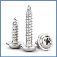 5 -10 pcs 304 Stainless Steel Self-Tapping Phillips Hex Screw Cross Hexagonal Flange Cross Head Screws Wood Nail M3 M4 M5 M6