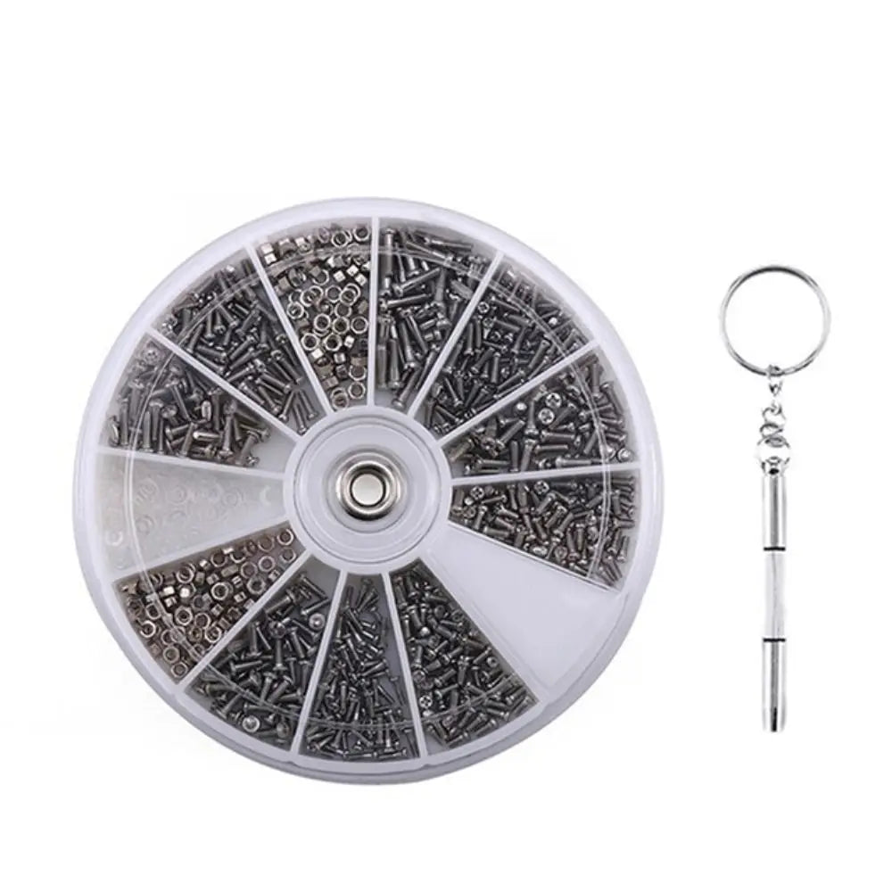 Screws Fan Screws Repair Tool Multifunctional With Screwdriver Screws Nuts Assortment Kit Watch Repair Tools Glasses Repair Set