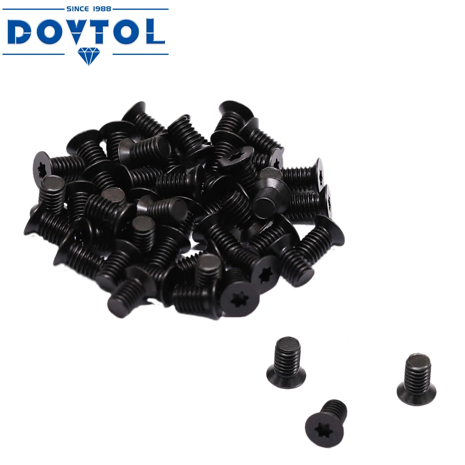 500PCS M5x10 Screws For Woodworking Replacement Carbide Inserts 14x14x2.0 Or 15x15x2.5