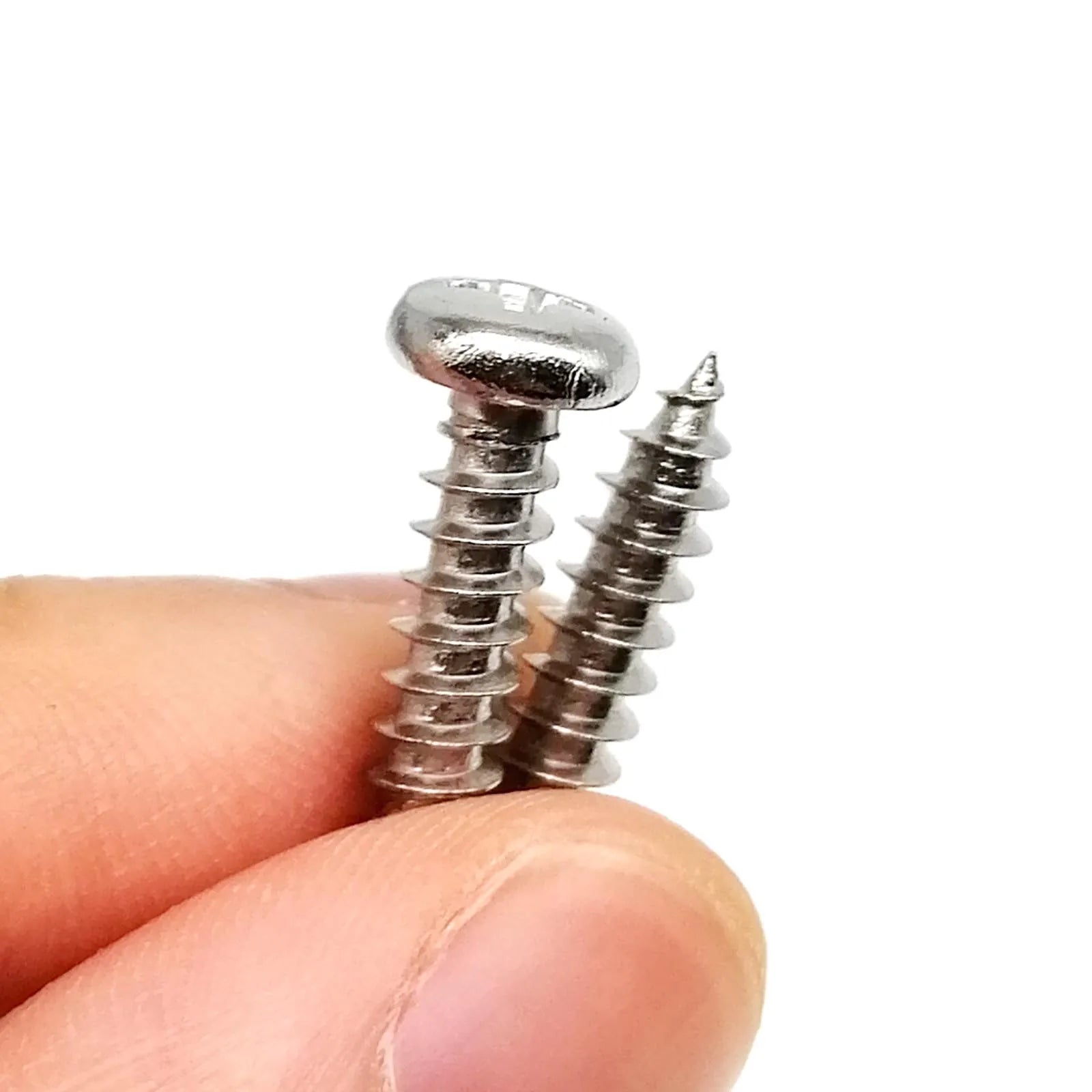 1 Box M1.2 M1.4 M1.7 M2 M3 M4 Cross Phillips Round Pan Head Self Tapping Wood Screw Set Kit A2 304 Stainless Steel GB845