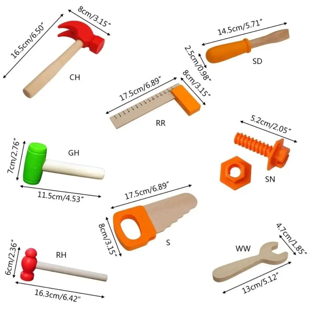 Nuts Kids Screwdriver Set Screw Intelligence Screw Driver Activities Tools Interactive Pretend Play