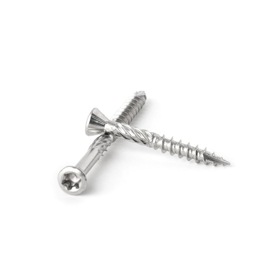 20pcs Torx Slot Knurled Screws Stainless Steel Wood Deck Screws Rust Resistant Six Lobe Self Tapping Fibreboard Drywall Screw