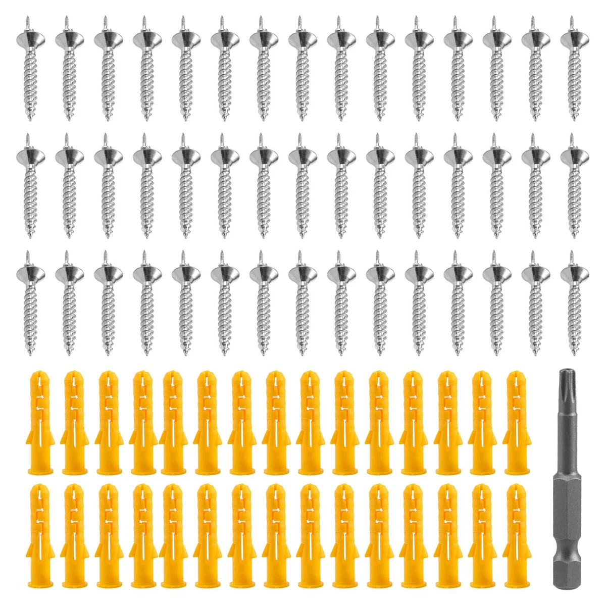MSOR 50PCS Seamless Nails Double-Headed Screw Solid Wood Baseboard Seamless Nails Foot Line Special Nails Security Screws