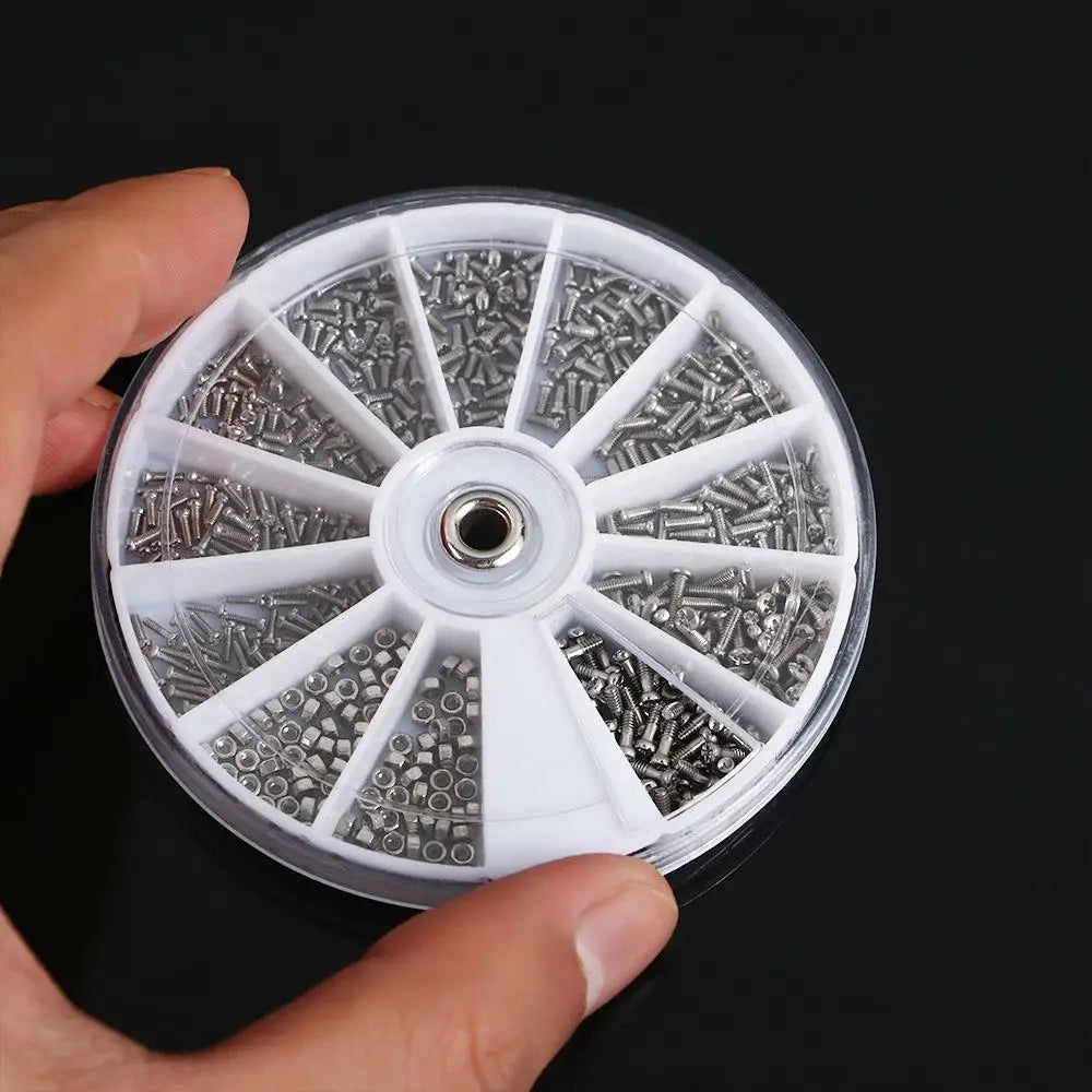 Screws Fan Screws Repair Tool Multifunctional With Screwdriver Screws Nuts Assortment Kit Watch Repair Tools Glasses Repair Set
