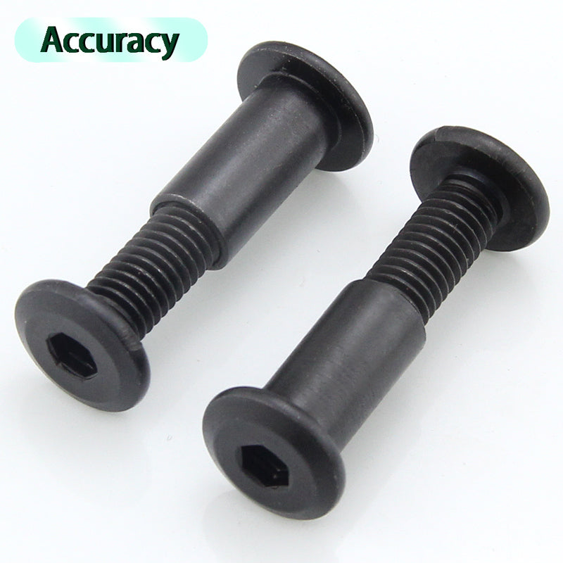 M6 Black Female Screw To Lock Screw Nut Butt Screw Inner Six Combination Plywood Screw To Knock Screw Home Repair Bolts