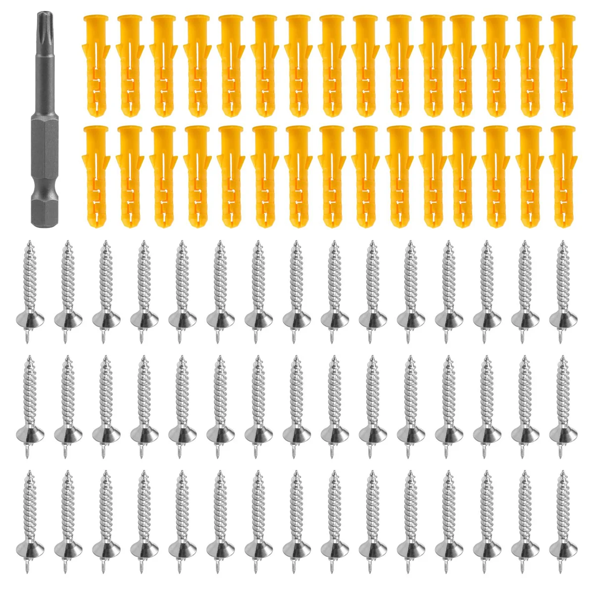MSOR 50PCS Seamless Nails Double-Headed Screw Solid Wood Baseboard Seamless Nails Foot Line Special Nails Security Screws