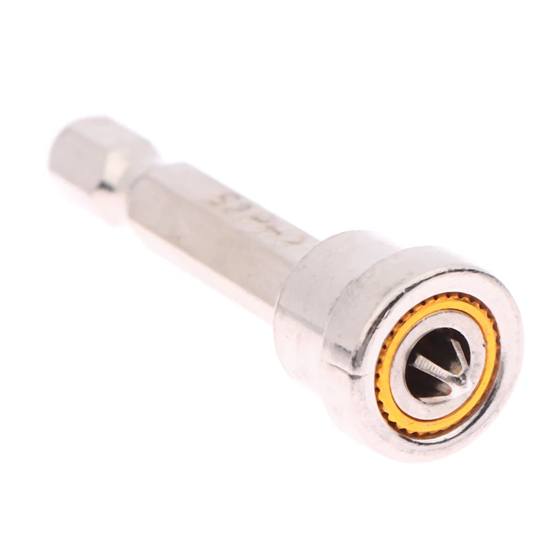 1/5PCS 25/50mm Plasterboard Positioning Screwdriver Bit With Magnetic Ring 1/4inch Hex Shank Screws Batch Head For Woodworking