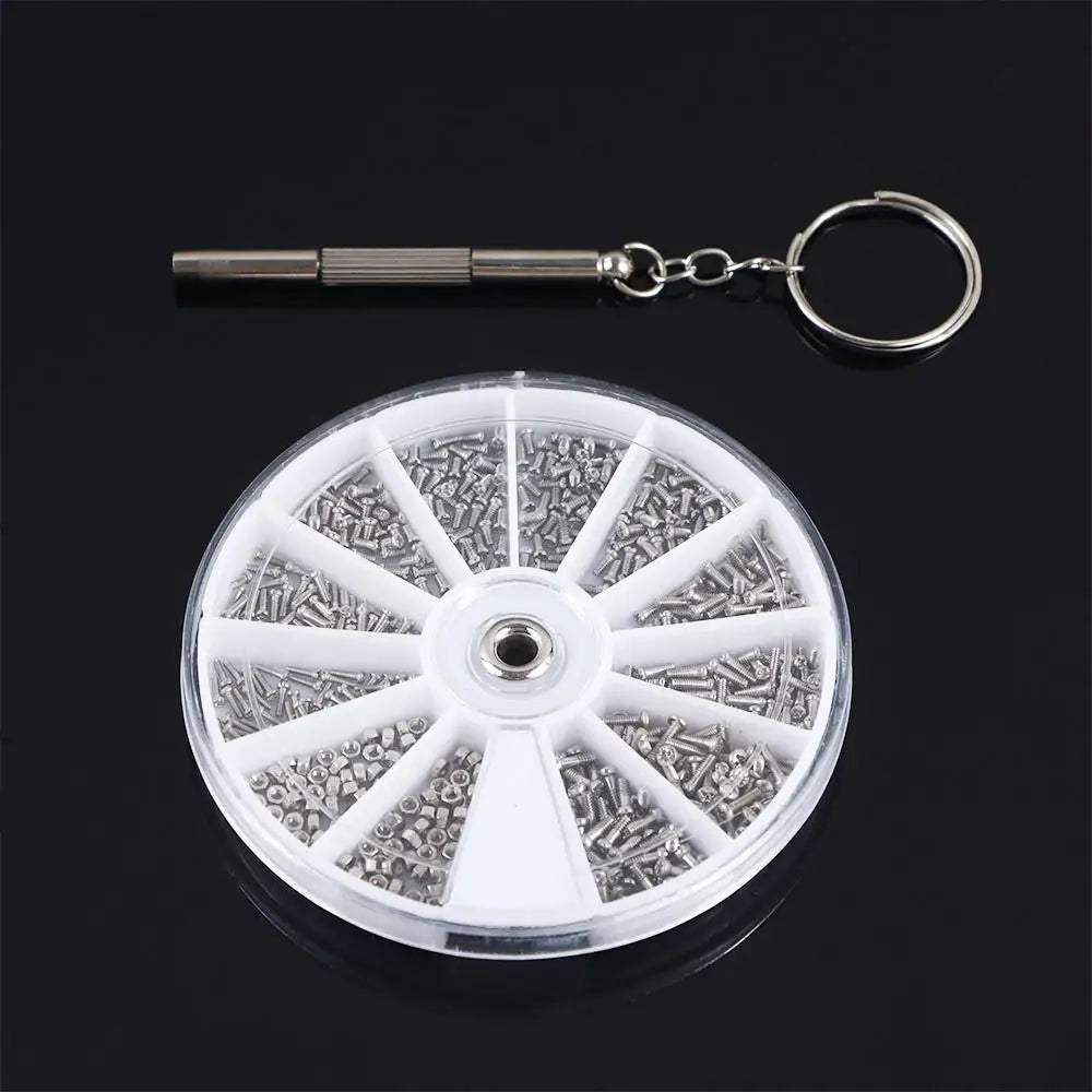 Screws Fan Screws Repair Tool Multifunctional With Screwdriver Screws Nuts Assortment Kit Watch Repair Tools Glasses Repair Set
